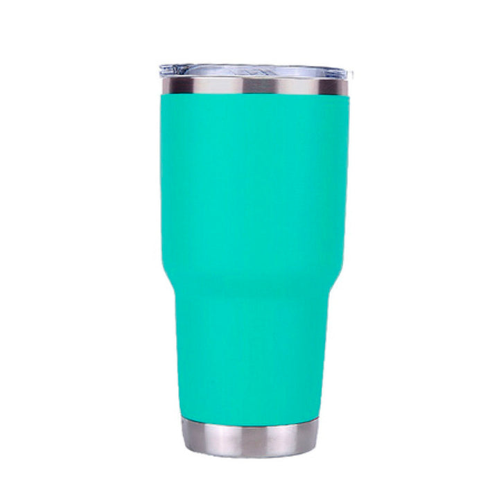 Termo de acero inoxidable de 30 oz azul turquesa